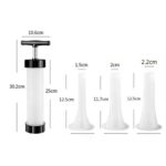 ⁦مكبس الممبار والسجق اليدوي ب 3 اقماع بمقاسات مختلفة للتحكم في المقاس⁩ - الصورة ⁦6⁩