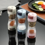 ⁦ملاحة توابل مزدوجة 2* 1 للملح والفلفل والشطة للسفرة والمطبخ⁩ - الصورة ⁦4⁩