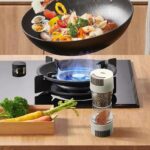 ⁦ملاحة توابل مزدوجة 2* 1 للملح والفلفل والشطة للسفرة والمطبخ⁩ - الصورة ⁦9⁩