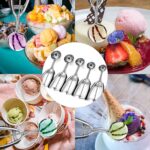 ⁦ملعقة ايس كريم استانليس ستيل غير قابل للصدأ عملية وسهلة الاستخدام⁩ - الصورة ⁦6⁩