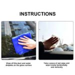 ⁦مناديل لزجاج السيارة الداخلي مضاد للشبورة للقيادة بأمان 12 قطعة⁩ - الصورة ⁦4⁩