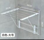 ⁦منشر غسيل استانلس 5 حبل حائطي للحمام والبلكونات⁩ - الصورة ⁦4⁩