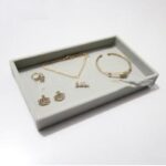 ⁦منظم أدراج للاكسسوارات والمجوهرات 4 قطع للسلاسل والخواتم والحلقان⁩ - الصورة ⁦6⁩