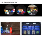 منظم مقعد السيارة الخلفي متعدد الجيوب لحمل وتنظيم الزجاجات والمناديل والمشروبات - الصورة 13