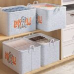 ⁦منظم ملابس وتربروف للبناطيل والتيشرتات والقمصان ولعب الأطفال قابلة للطي بيد وحبل لسهولة الغلق⁩ - الصورة ⁦5⁩