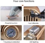 ⁦منفاخ كومبريسور بعداد ومكنسة قوية للسيارة وكشاف في جهاز واحد⁩ - الصورة ⁦4⁩