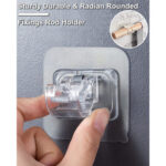 هوك تعليق المواسير والفواطات بدون تخريم قطعتين لزق دبل فيس بديل للمسامير - الصورة 8