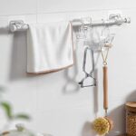 هوك تعليق المواسير والفواطات بدون تخريم قطعتين لزق دبل فيس بديل للمسامير - الصورة 5