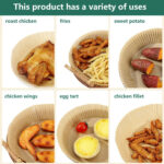 ⁦ورق بطانة اير فراير 100 قطعة غير لاصق للأستخدام مره واحده⁩ - الصورة ⁦5⁩