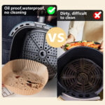 ⁦ورق بطانة اير فراير 100 قطعة غير لاصق للأستخدام مره واحده⁩ - الصورة ⁦6⁩