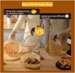 ⁦ورق بطانة للمقلاة الهوائية 50 قطعة غير لاصق للاستخدام مره واحده⁩ - الصورة ⁦9⁩