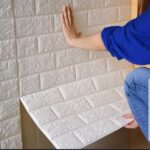 ⁦ورق حائط ثلاثي الأبعاد سميك مقاوم للماء والصدمات لزق ذاتي يقبل التلوين الشيت 70 سم * 77 سم⁩ - الصورة ⁦6⁩