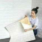 ⁦ورق حائط ثلاثي الأبعاد سميك مقاوم للماء والصدمات لزق ذاتي يقبل التلوين الشيت 70 سم * 77 سم⁩ - الصورة ⁦7⁩