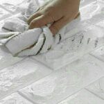 ⁦ورق حائط ثلاثي الأبعاد سميك مقاوم للماء والصدمات لزق ذاتي يقبل التلوين الشيت 70 سم * 77 سم⁩ - الصورة ⁦8⁩