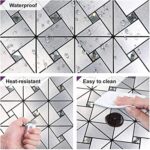 ⁦ورق حائط وتربروف ثري دي شكل مرايا بلزق دبل فيس قوي لتجديد الديكور⁩ - الصورة ⁦11⁩