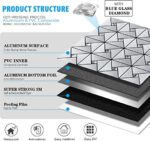 ⁦ورق حائط وتربروف ثري دي شكل مرايا بلزق دبل فيس قوي لتجديد الديكور⁩ - الصورة ⁦5⁩