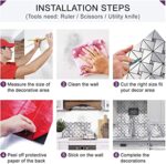 ⁦ورق حائط وتربروف ثري دي شكل مرايا بلزق دبل فيس قوي لتجديد الديكور⁩ - الصورة ⁦10⁩