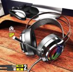 ⁦هيدفون صوت ثلاثي الأبعاد نقي وميكروفون عازل للضوضاء لعشاق الألعاب واليوتيوبرز⁩ - الصورة ⁦5⁩