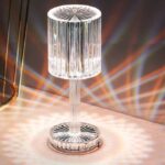 ⁦اباجورة اكريليك كريستال تاتش 12 لون بريموت كنترول لإضاءة هادئة لغرف النوم والمكتب⁩ - الصورة ⁦5⁩