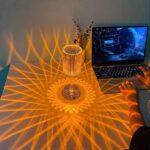 ⁦اباجورة اكريليك كريستال تاتش 12 لون بريموت كنترول لإضاءة هادئة لغرف النوم والمكتب⁩ - الصورة ⁦6⁩