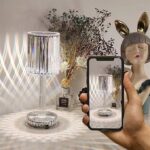 ⁦اباجورة اكريليك كريستال تاتش 12 لون بريموت كنترول لإضاءة هادئة لغرف النوم والمكتب⁩ - الصورة ⁦9⁩