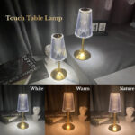 ⁦اباجورة تاتش ب 3 الوان مختلفة لديكور غرف النوم والأطفال بوصلة يو اس بي⁩ - الصورة ⁦7⁩