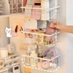 ⁦استاند معدن 3 دور منظم وحامل لأدوات المطبخ والحمام والمكتب بلزق دبل فيس قوي لسهولة التعليق⁩ - الصورة ⁦2⁩