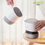 ⁦باسكت قمامة ميني بغطاء تاتش وقفل سيليكون لغرف النوم والأطفال والليفنج والمكتب مع الأكياس من ايكوكو⁩ - الصورة ⁦6⁩