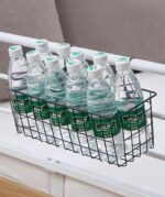 ⁦باسكت ومنظم معلق حامل لأدوات المطبخ والحمام والمكتب من المعدن⁩ - الصورة ⁦5⁩