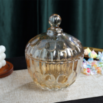 ⁦بونبونيرة كريستال لحفظ وتقديم الشوكولاتة والكاندي للضيوف بشكل شيك بغطاء للحفاظ علي المحتويات⁩ - الصورة ⁦3⁩