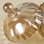 ⁦بونبونيرة كريستال لحفظ وتقديم الشوكولاتة والكاندي للضيوف بشكل شيك بغطاء للحفاظ علي المحتويات⁩ - الصورة ⁦5⁩