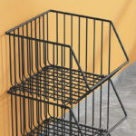 ⁦تربو معدني 4 دور لحمل و تنظيم ادوات المطبخ و الحمام بعجلات لسهوله الحركة⁩ - الصورة ⁦5⁩