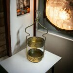 ⁦تمرية 2 دور مزخرفة مزينة بهلال لحمل وتقديم التمر والمكسرات والبيتي فور للضيوف⁩ - الصورة ⁦4⁩