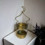 ⁦تمرية 2 دور مزخرفة مزينة بهلال لحمل وتقديم التمر والمكسرات والبيتي فور للضيوف⁩ - الصورة ⁦5⁩