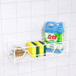 ⁦رف معدن لحمل وتنظيم ادوات المطبخ والحمام كبرطمانات التوابل وزجاجات الزيت والشامبو والفوط⁩ - الصورة ⁦3⁩