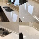 ⁦رول استيكر لاصق 3 متر وتربروف لحوائط المطبخ والرخام لمنع تكون الدهون والزيوت قابل للقص⁩ - الصورة ⁦9⁩