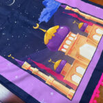 ⁦سجادة صلاة قطيفة بألوان مبهجة للصلاة في البيت والمسجد والعمل⁩ - الصورة ⁦2⁩