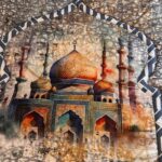 ⁦سجادة صلاة مبطنة بالإسفنج لراحة الرأس والمفاصل بديزاين إسلامي مميز⁩ - الصورة ⁦3⁩