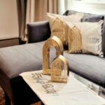⁦شمعدان ذهبي شكل مسجد أنيق لديكور رمضاني مميز ومختلف⁩ - الصورة ⁦4⁩