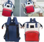 ⁦شنطة بيبي وتربروف مقسمة من الداخل لحمل جميع المتعلقات بجيب خارجي مقسم ومبطن فويل للببرونه⁩ - الصورة ⁦9⁩