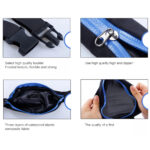 ⁦شنطة وسط بحزام قابل لتعديل المقاس لحمل الموبايل والمتعلقات الشخصية وقت الجري وركوب الدراجات والجيم⁩ - الصورة ⁦5⁩