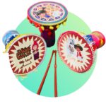 ⁦طبلة مسحراتي رمضان بأشكال كرتونيه مختلفة وألوان مبهجة للأطفال⁩ - الصورة ⁦4⁩