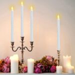 ⁦طقم شمع ليد مضئ بدون لهب قطعتين يعمل ببطاريات⁩ - الصورة ⁦3⁩