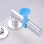 ⁦طقم صدادة باب ميني 5 قطع لمنع الأحتكاك والأصطدام بالحائط ومنع الضوضاء وتقشير الدهان⁩ - الصورة ⁦3⁩