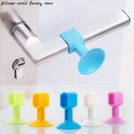 ⁦طقم صدادة باب ميني 5 قطع لمنع الأحتكاك والأصطدام بالحائط ومنع الضوضاء وتقشير الدهان⁩ - الصورة ⁦7⁩