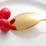 ⁦طقم معالق استانليس ستيل 6 قطع جولد بمقبض باللون الأسود الملكي⁩ - الصورة ⁦4⁩