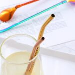 ⁦طقم معالق كوكتيل بالشاليموه 6 قطع مع فرشاه تنظيف استانليس ستيل⁩ - الصورة ⁦4⁩