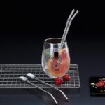 ⁦طقم معالق كوكتيل بالشاليموه 6 قطع مع فرشاه تنظيف استانليس ستيل⁩ - الصورة ⁦9⁩