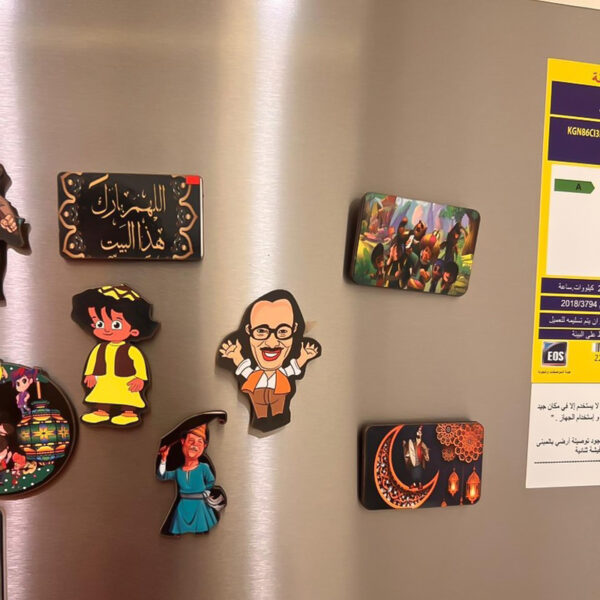 طقم مغناطيس ثلاجة 6 قطع بشخصيات وأشكال رمضانية مختلفة