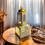 ⁦فانوس مرحب يا هلال مضئ علي شكل مسجد من الجبس⁩ - الصورة ⁦7⁩